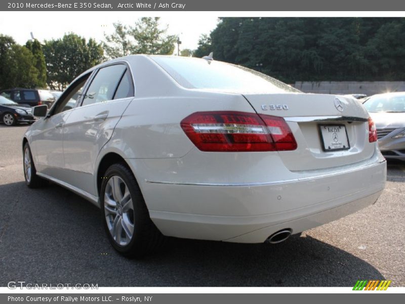 Arctic White / Ash Gray 2010 Mercedes-Benz E 350 Sedan