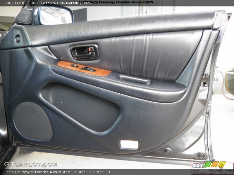 Graphite Gray Metallic / Black 2001 Lexus ES 300