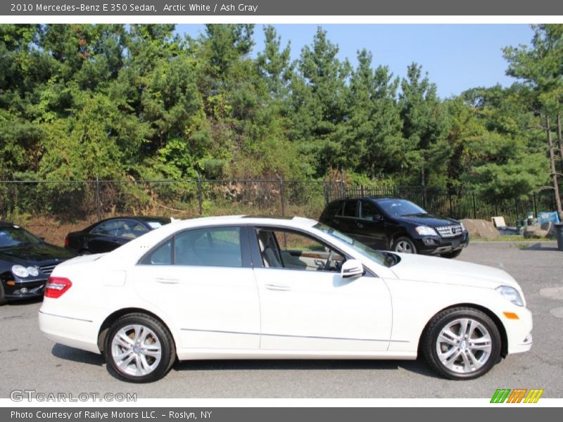 Arctic White / Ash Gray 2010 Mercedes-Benz E 350 Sedan