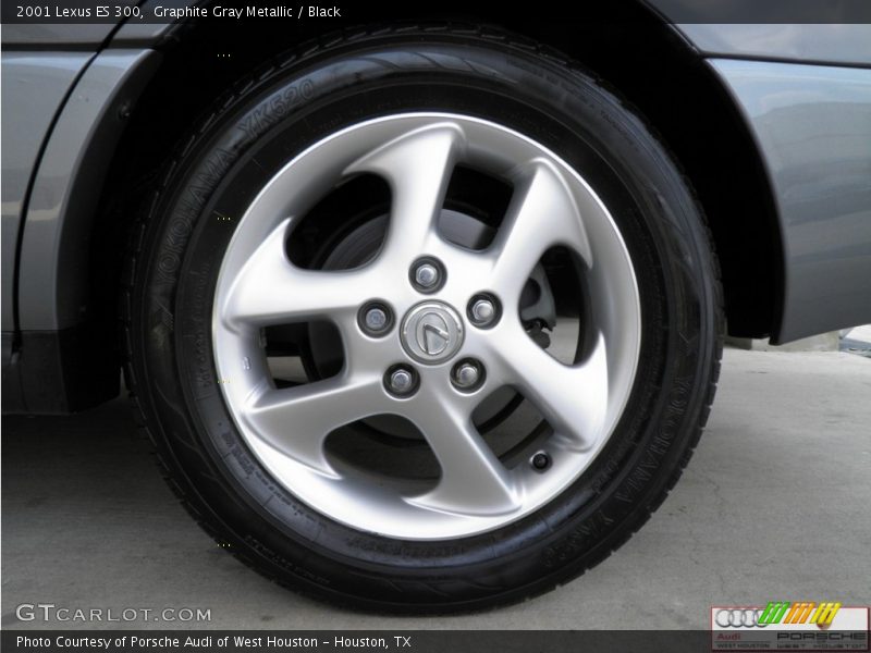 Graphite Gray Metallic / Black 2001 Lexus ES 300