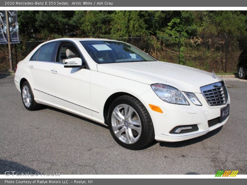 Arctic White / Ash Gray 2010 Mercedes-Benz E 350 Sedan