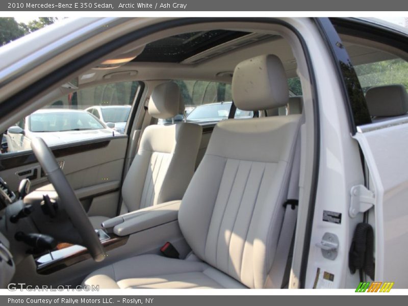 Arctic White / Ash Gray 2010 Mercedes-Benz E 350 Sedan