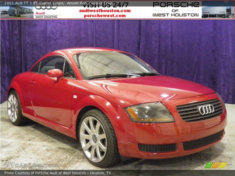 Amulet Red / Aviator Grey 2001 Audi TT 1.8T quattro Coupe