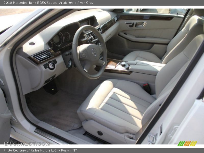 Arctic White / Ash Gray 2010 Mercedes-Benz E 350 Sedan