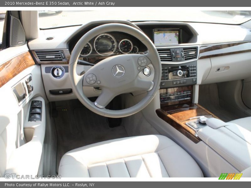 Arctic White / Ash Gray 2010 Mercedes-Benz E 350 Sedan