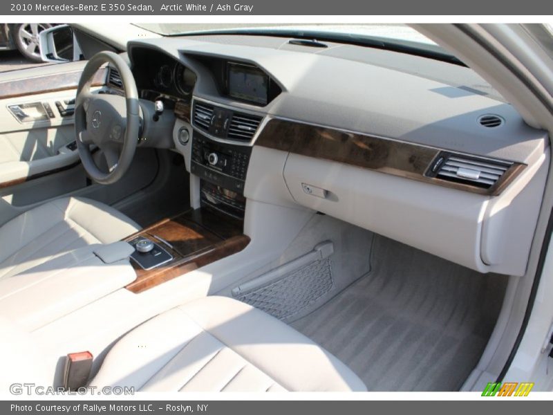 Arctic White / Ash Gray 2010 Mercedes-Benz E 350 Sedan