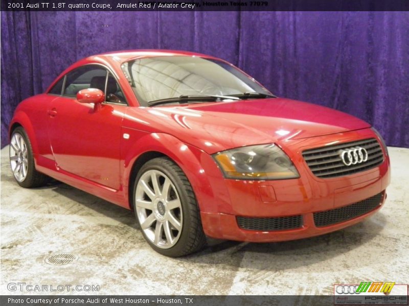 Amulet Red / Aviator Grey 2001 Audi TT 1.8T quattro Coupe