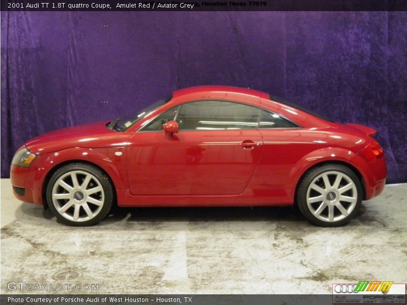 Amulet Red / Aviator Grey 2001 Audi TT 1.8T quattro Coupe