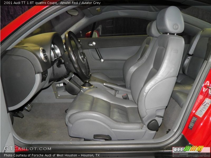Amulet Red / Aviator Grey 2001 Audi TT 1.8T quattro Coupe