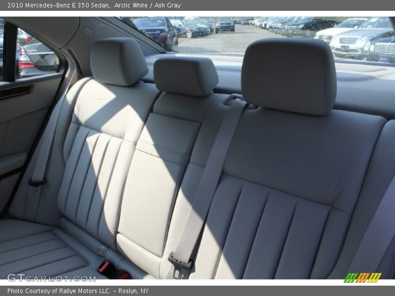 Arctic White / Ash Gray 2010 Mercedes-Benz E 350 Sedan