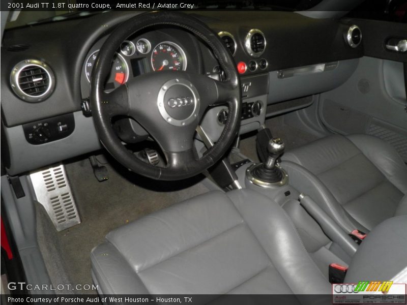 Amulet Red / Aviator Grey 2001 Audi TT 1.8T quattro Coupe