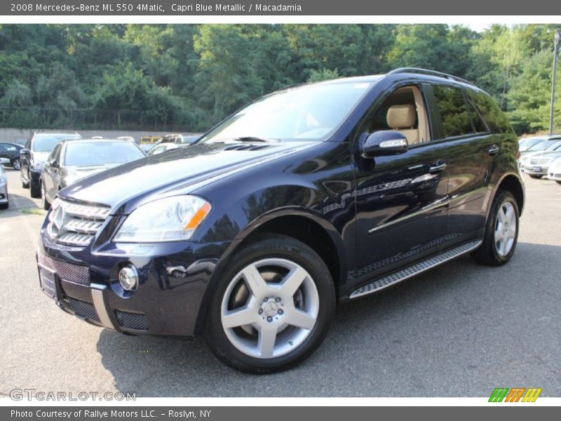 Capri Blue Metallic / Macadamia 2008 Mercedes-Benz ML 550 4Matic