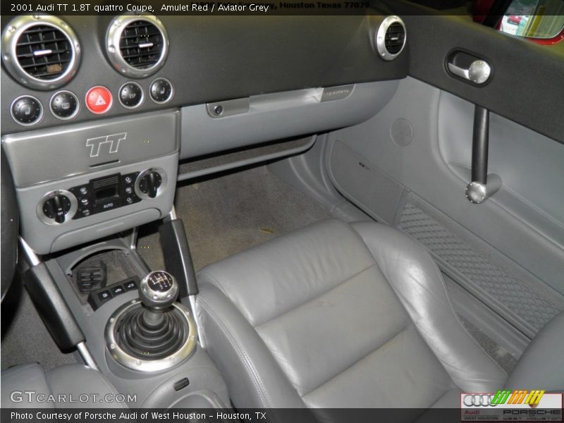 Amulet Red / Aviator Grey 2001 Audi TT 1.8T quattro Coupe