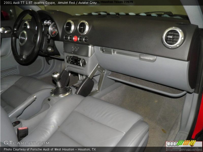 Amulet Red / Aviator Grey 2001 Audi TT 1.8T quattro Coupe