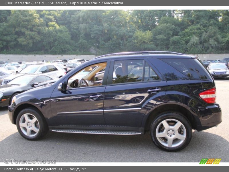 Capri Blue Metallic / Macadamia 2008 Mercedes-Benz ML 550 4Matic