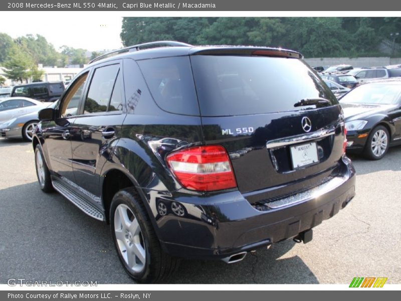 Capri Blue Metallic / Macadamia 2008 Mercedes-Benz ML 550 4Matic