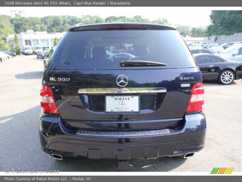 Capri Blue Metallic / Macadamia 2008 Mercedes-Benz ML 550 4Matic