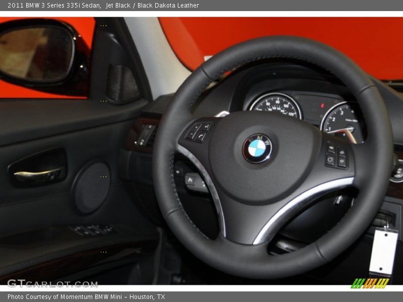 Jet Black / Black Dakota Leather 2011 BMW 3 Series 335i Sedan