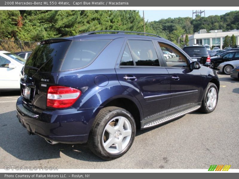 Capri Blue Metallic / Macadamia 2008 Mercedes-Benz ML 550 4Matic
