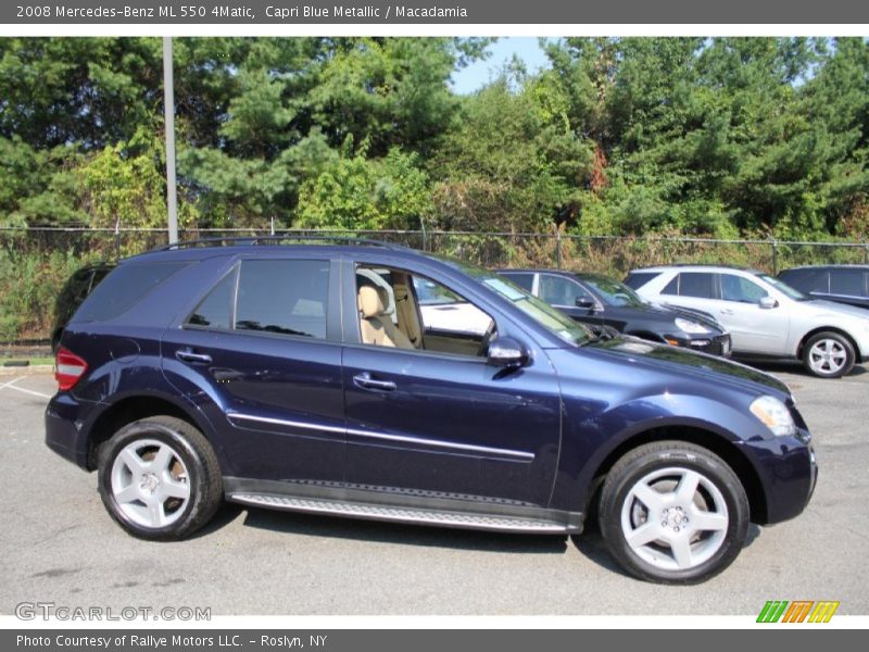Capri Blue Metallic / Macadamia 2008 Mercedes-Benz ML 550 4Matic