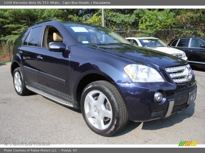 Capri Blue Metallic / Macadamia 2008 Mercedes-Benz ML 550 4Matic