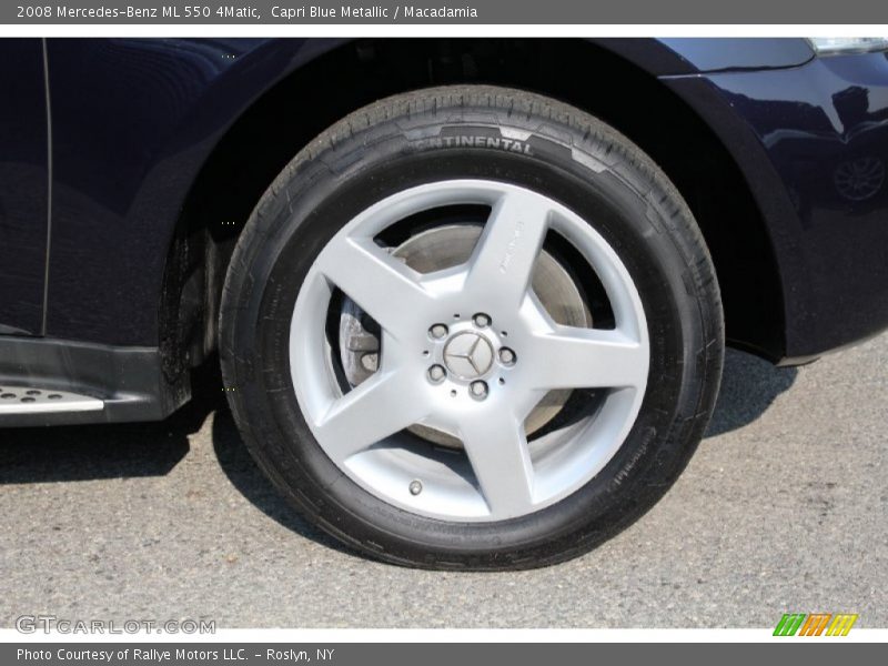 Capri Blue Metallic / Macadamia 2008 Mercedes-Benz ML 550 4Matic