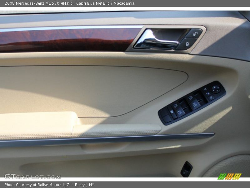 Capri Blue Metallic / Macadamia 2008 Mercedes-Benz ML 550 4Matic