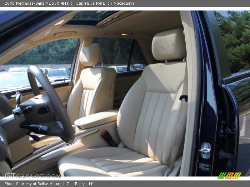 Capri Blue Metallic / Macadamia 2008 Mercedes-Benz ML 550 4Matic