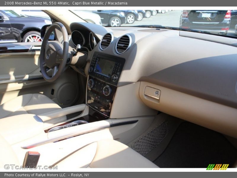 Capri Blue Metallic / Macadamia 2008 Mercedes-Benz ML 550 4Matic