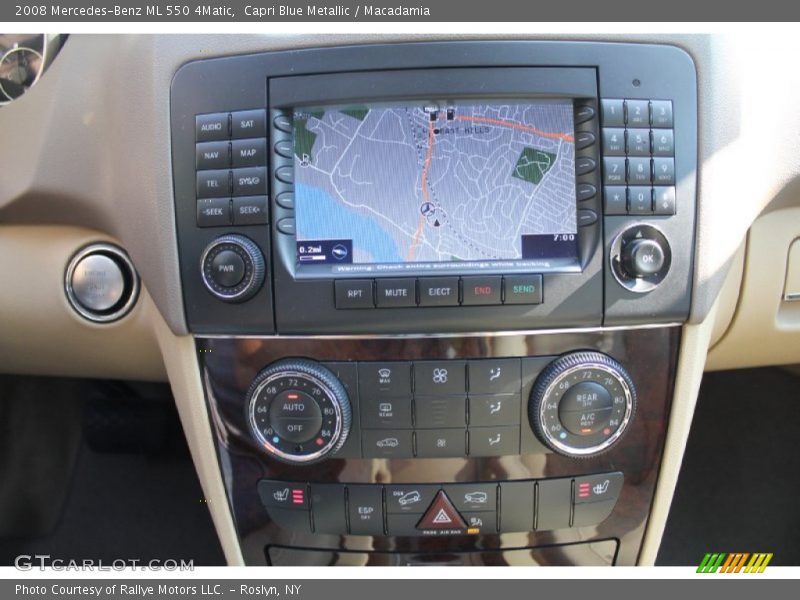 Capri Blue Metallic / Macadamia 2008 Mercedes-Benz ML 550 4Matic