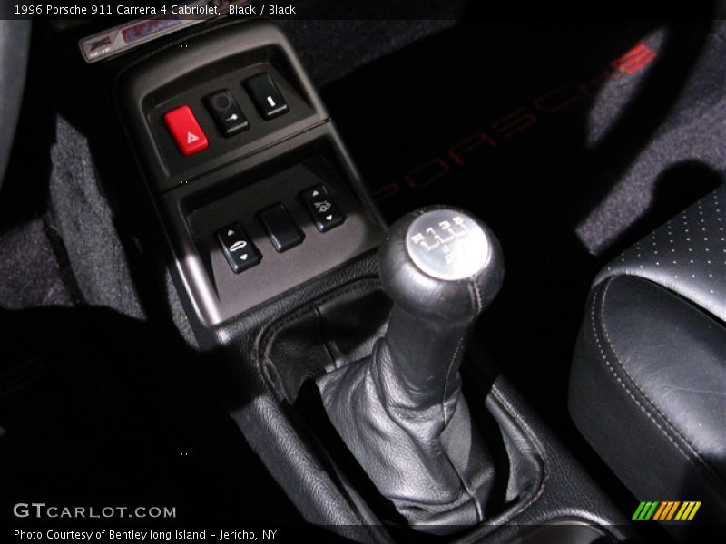 Black / Black 1996 Porsche 911 Carrera 4 Cabriolet