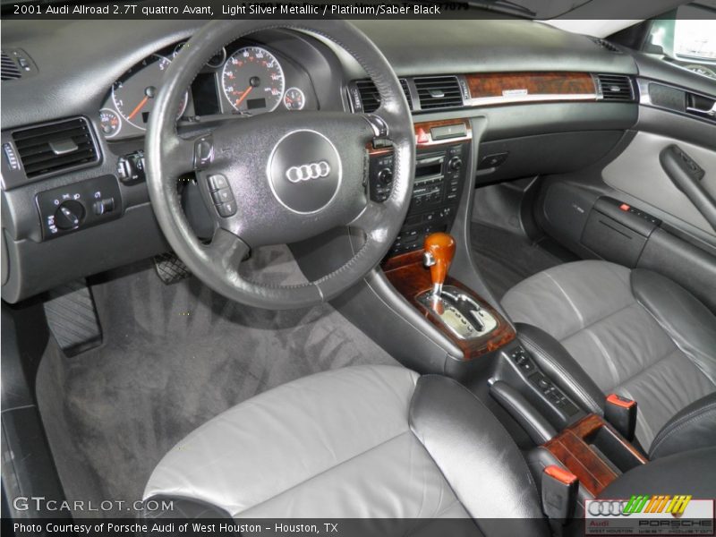 Light Silver Metallic / Platinum/Saber Black 2001 Audi Allroad 2.7T quattro Avant