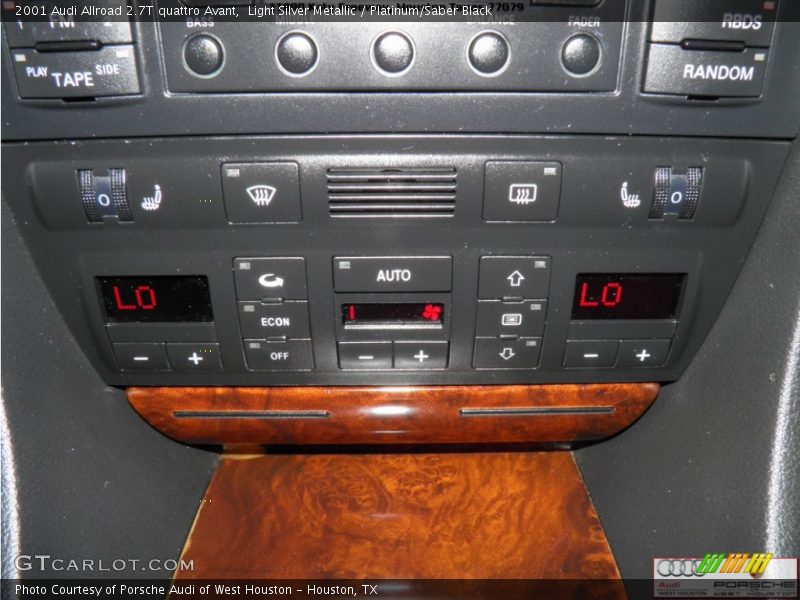 Light Silver Metallic / Platinum/Saber Black 2001 Audi Allroad 2.7T quattro Avant