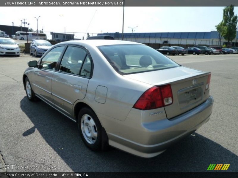 Shoreline Mist Metallic / Ivory Beige 2004 Honda Civic Hybrid Sedan