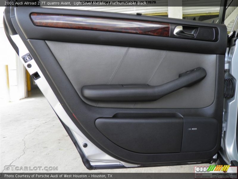 Light Silver Metallic / Platinum/Saber Black 2001 Audi Allroad 2.7T quattro Avant