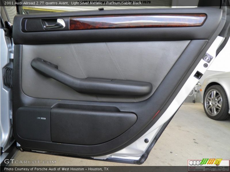 Light Silver Metallic / Platinum/Saber Black 2001 Audi Allroad 2.7T quattro Avant