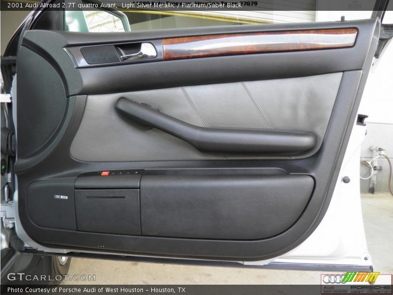 Light Silver Metallic / Platinum/Saber Black 2001 Audi Allroad 2.7T quattro Avant