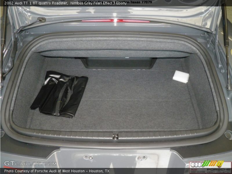 Nimbus Grey Pearl Effect / Ebony 2002 Audi TT 1.8T quattro Roadster