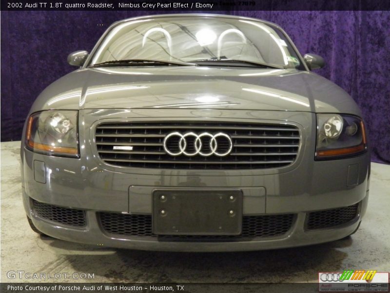 Nimbus Grey Pearl Effect / Ebony 2002 Audi TT 1.8T quattro Roadster