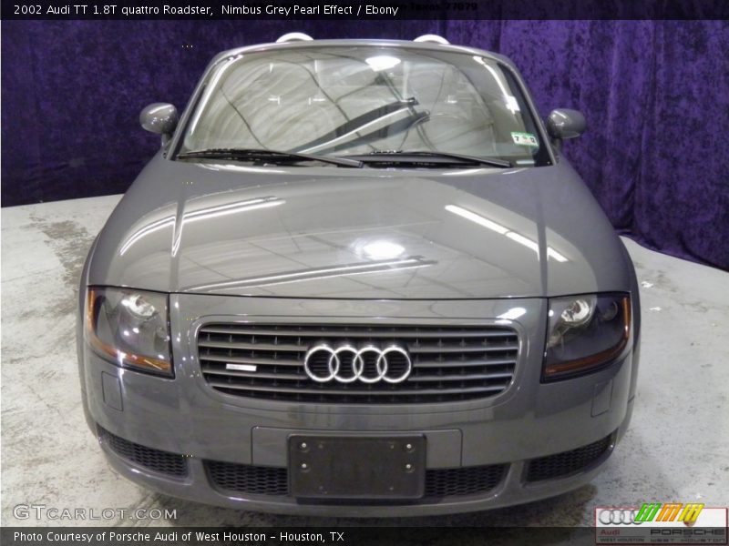 Nimbus Grey Pearl Effect / Ebony 2002 Audi TT 1.8T quattro Roadster