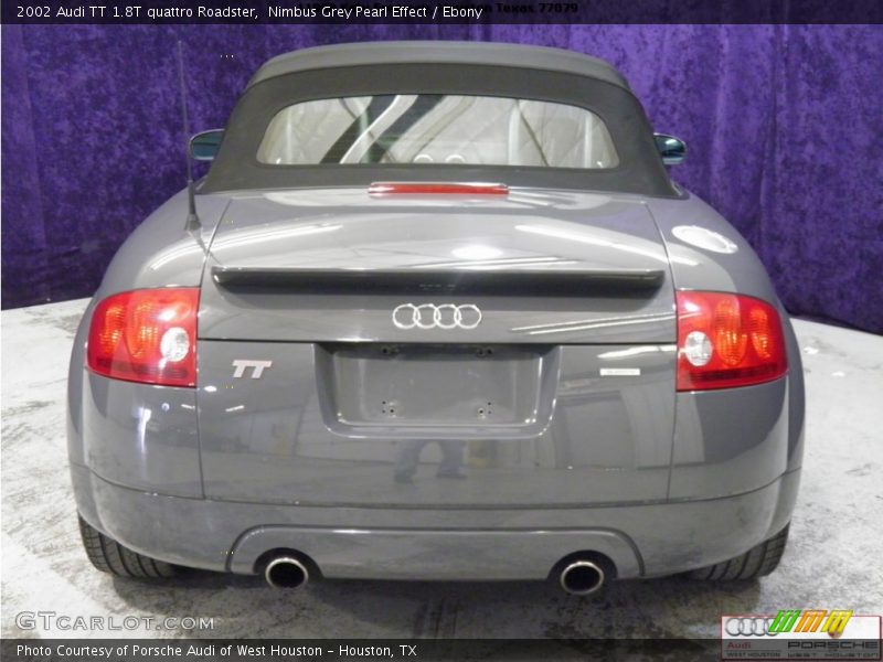 Nimbus Grey Pearl Effect / Ebony 2002 Audi TT 1.8T quattro Roadster