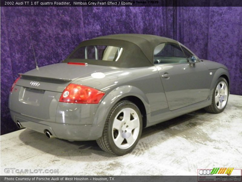 Nimbus Grey Pearl Effect / Ebony 2002 Audi TT 1.8T quattro Roadster