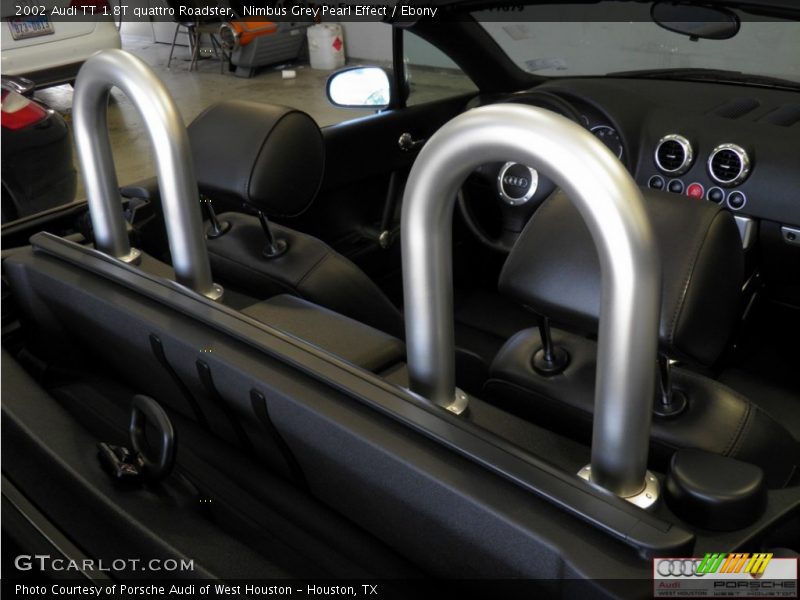 Nimbus Grey Pearl Effect / Ebony 2002 Audi TT 1.8T quattro Roadster