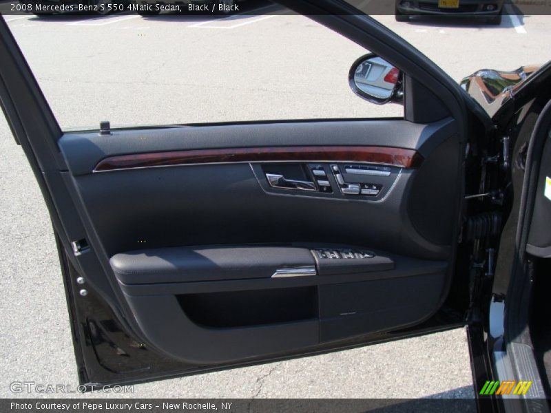 Black / Black 2008 Mercedes-Benz S 550 4Matic Sedan