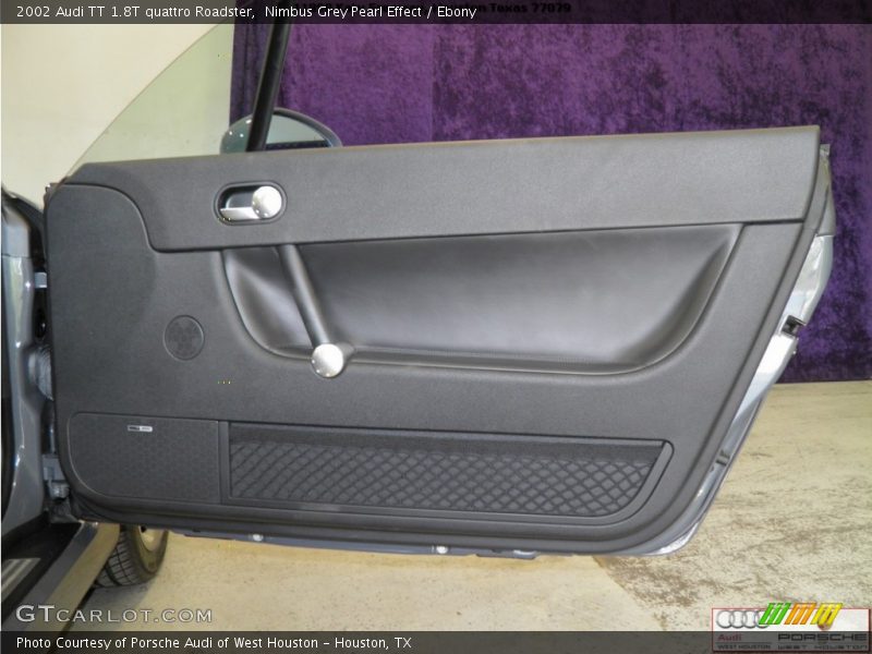 Nimbus Grey Pearl Effect / Ebony 2002 Audi TT 1.8T quattro Roadster