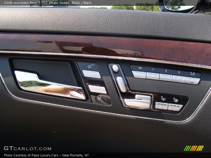 Black / Black 2008 Mercedes-Benz S 550 4Matic Sedan