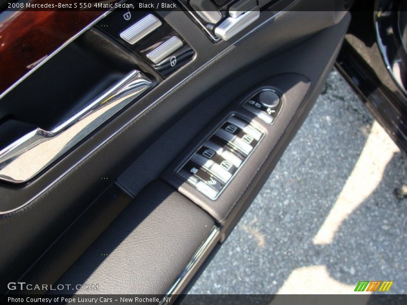 Black / Black 2008 Mercedes-Benz S 550 4Matic Sedan