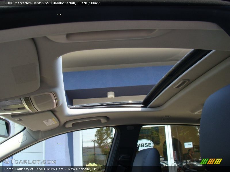 Black / Black 2008 Mercedes-Benz S 550 4Matic Sedan
