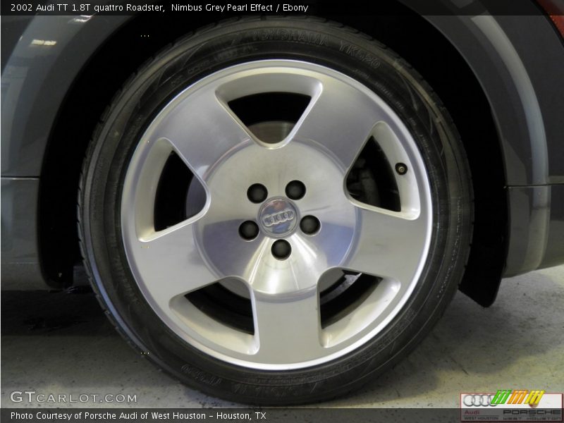 Nimbus Grey Pearl Effect / Ebony 2002 Audi TT 1.8T quattro Roadster
