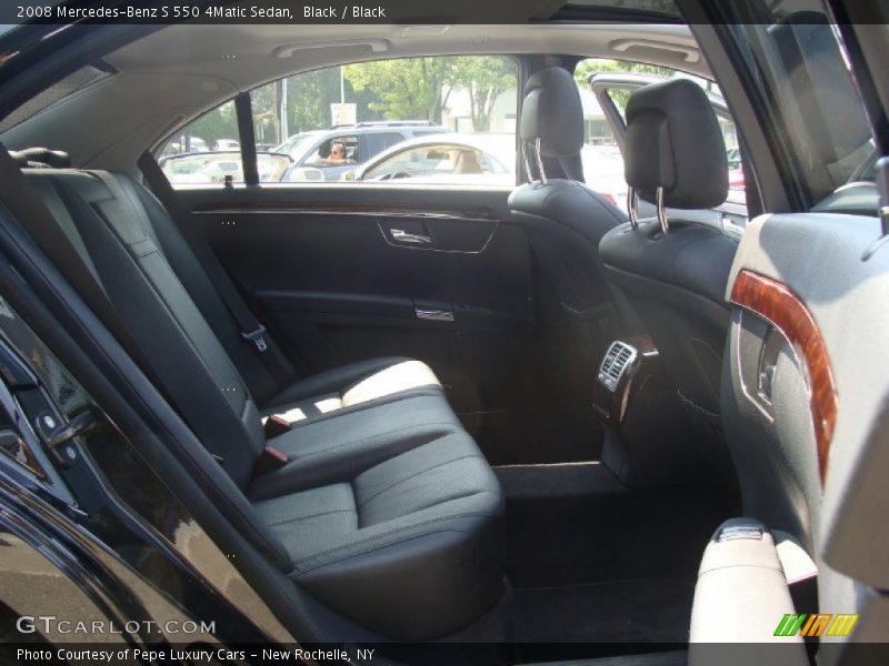 Black / Black 2008 Mercedes-Benz S 550 4Matic Sedan